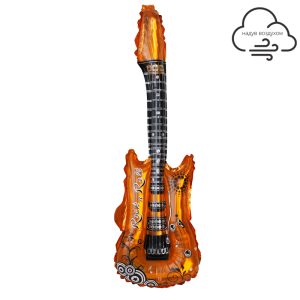 К 33 Гитара золотая / Guitar Gold / 1 шт /, Фольгированный шар (Китай)