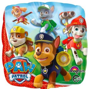 A 18 Квадрат Щенячий патруль / Paw Patrol S60 / 1 шт /, Фольгированный шар
