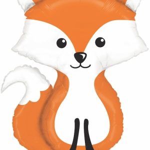 G 36 Фигура Лиса / Woodland Fox / 1 шт /, Фольгированный шар