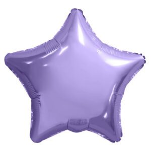 Аг 19 Звезда Сиреневый / 1 шт /, Фольгированный шар