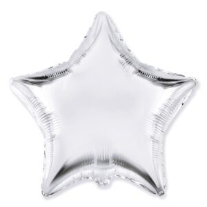 И 18 Звезда Серебро / Star Silver / 1 шт /, Фольгированный шар (Испания)