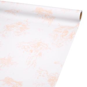 SALE Матовая плёнка "Шале" 65 микрон, 58cm*10m, цв. кремовый