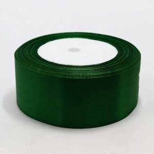 Лента атласная,38mmx25yards, цв.зеленый
