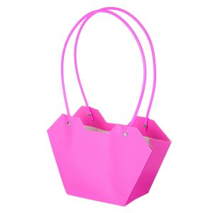 Сумочка 23,5x9x13,5см (трапеция) Фуксия