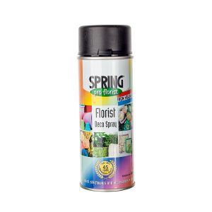 Краска спрей "Spring", 400мл, черный