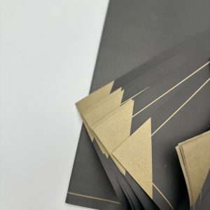 SALE Набор однотонной бумаги с уголком, 60*60 (20шт.) черный