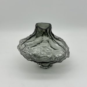 Ваза стеклянная D19* H16 см, 1 шт.,серый 0389