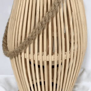 Декоративный фонарь (подсвечник): 30Hx18 см. 1 шт. натуральный