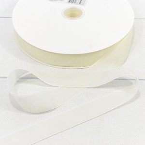 Лента Бархат 2,5см*25ярд Белый