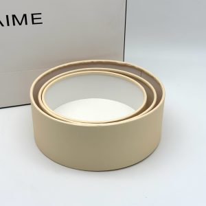 Набор коробок ШАЙБА 3в1 матовый (21*8, 18*7, 16*6 см.) без крышки, кремовый