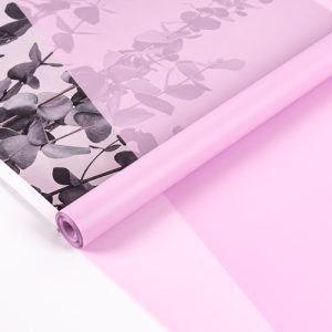 Пленка PASTEL Розовый - Сиреневый 59см 800гр