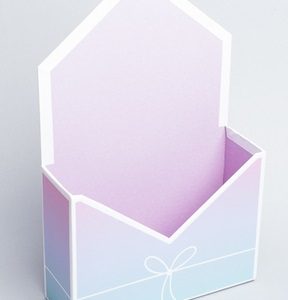Конверт 1ШТ. 22x7x30см К градиент сиреневый