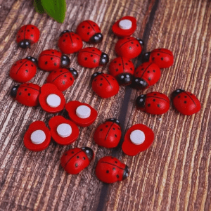 Липучка Божья коровка 24шт. Biedronka 4 (2,5см)