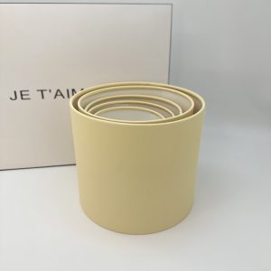 Набор коробок "Матовый" стандарт 5в1, (слоновая кость/кремовый), 20*20;18*18;16*16;14*14;12*12см