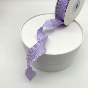 Лента декоративная "Кокетка" 25mm*10 ярд, сиреневый