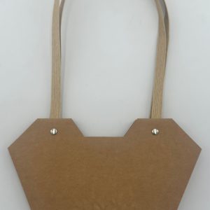 Сумочка подарочная с тиснением, 23*15*9 см, 1 шт./упак., крафт