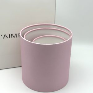 Набор коробок 3в1 матовый (19*19,16*16, 13*13) без крышки, розовый