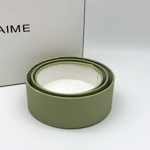 Набор коробок ШАЙБА 3в1 матовый (21*8, 18*7, 16*6 см.) без крышки, оливковый