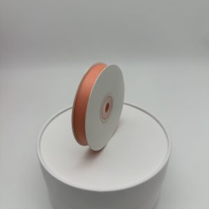 Лента репсовая,12mmx25yards, цв. персиковый