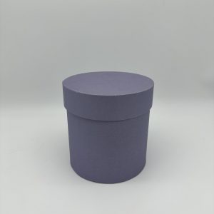 Коробки круглые матовые 25*25см, сиреневый