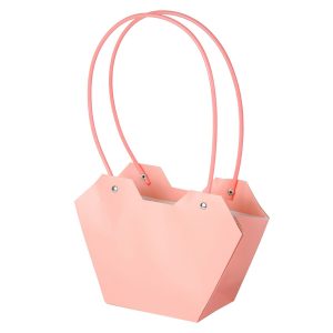 Сумочка 23,5x9x13,5см (трапеция) Персик