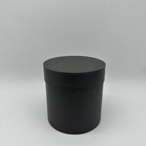 Коробки круглые матовые 20*20см, черный
