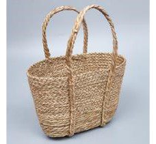 Корзина плетеная 38*14*23*40, B27*11, рогоз, натуральный