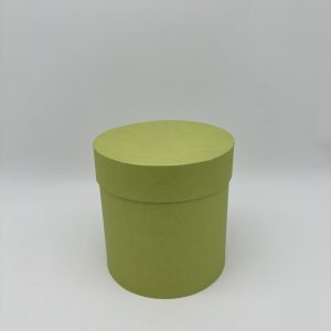 Коробки круглые матовые 25*25см, фисташковый