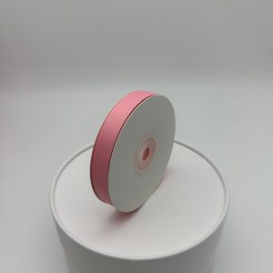 Лента репсовая,12mmx25yards, цв. розовый