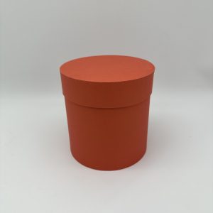 Коробки круглые матовые 12*12см, красный
