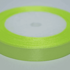 Лента атласная,10mmx25yards, цв.лайм