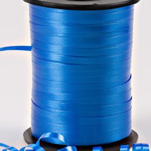 Лента на бобине простая 0,5см*500ярд., синий P0513