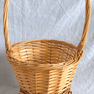 Корзина плетеная (ива), 30*30*23*50 см, 1 шт., натуральный