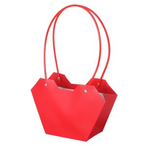Сумочка 23,5x9x13,5см (трапеция) Красный