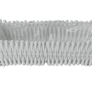Корзина-кашпо (ива):43x19xH12 B37x16, 1 шт., белый