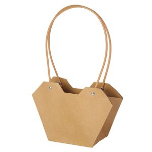 Сумочка 23,5x9x13,5см (трапеция) Крафт