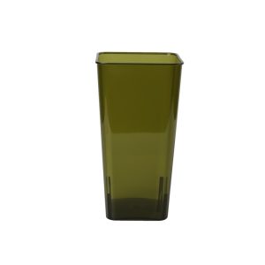 Квадратная ваза，Высота: 29 см Верх: 15x15см; Низ: 12x12см，цв. Хакки