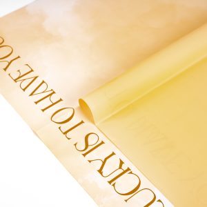 Пленка матовая "Лёгкость облаков" (LUCKY) 57*57см кремовый-01 20 листов