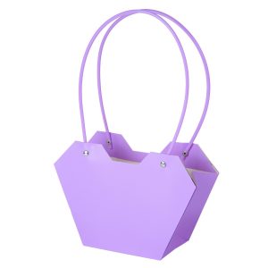 Сумочка 23,5x9x13,5см (трапеция) Фиалка