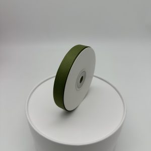 Лента репсовая,12mmx25yards, цв. хаки