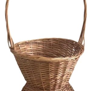 Корзина плетеная (ива), 50*50*40*75 см, 1 шт., натуральный
