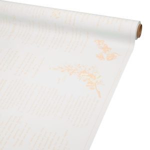 SALE Матовая плёнка "Любовная история" 65 микрон, 58cm*10m, цв. кремовый