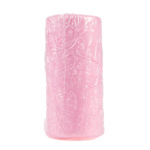 Рафия бумажная 1,5см x 200м, розовый