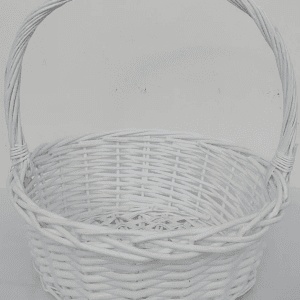 Корзина плетеная (ива): 35*35*13H*36HH, 1 шт., белый