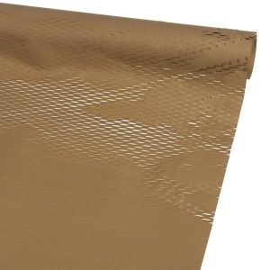Бумага упаковочная "Соты", 80 грамм, 50cm*5ярд, цв.бежевый