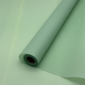 Однотонная Плёнка 45 микрон 60см*30m, цв. пастельный зеленый
