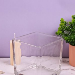 Ваза стекло Квадратная H15х15х15см К