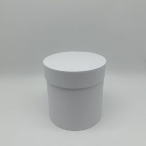 Коробки круглые матовые 14*14см, белый
