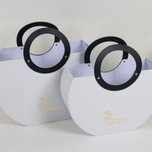 Набор коробок под цветы 28×19,6(27)×9,7H см, 25×17,3(24.5)×8H см, 2 шт., белый.