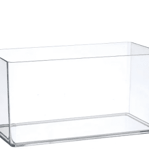 Кашпо "Classic square" (пластик), 20x10xH10 см, (20см x 10см, H-10см, Прозрачный) 8252